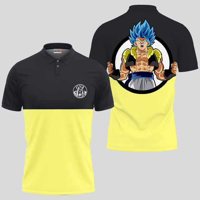 Polo Gogeta Blue Dragon Ball Anime