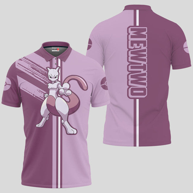 Polo Mewtwo Pokémon Anime