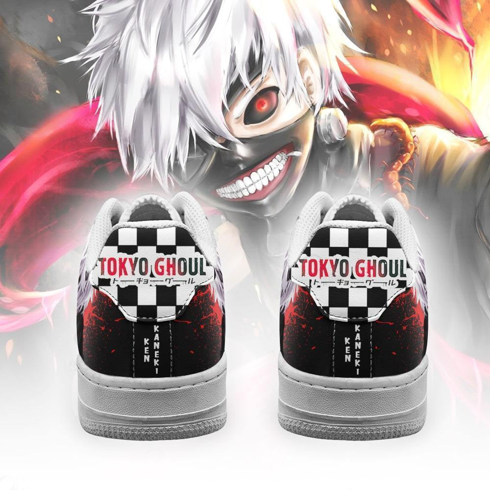 Baskets Anime Ken Kaneki en Cuir Chaussures Basses Unisexes Tokyo Ghoul