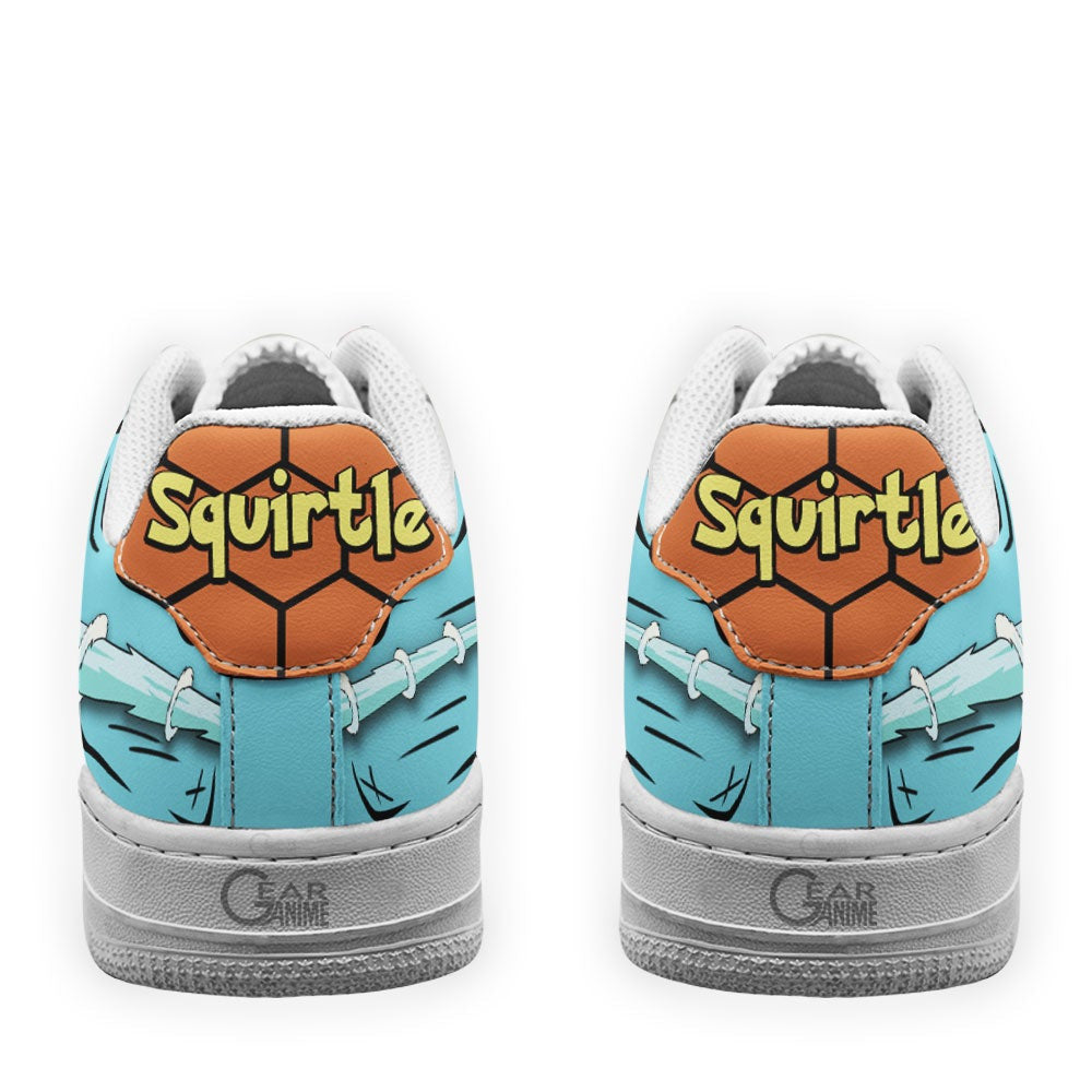 Baskets Anime Squirtle en Cuir Chaussures Basses Unisexes Anime Manga