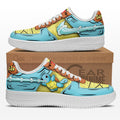 Baskets Anime Squirtle en Cuir Chaussures Basses Unisexes Anime Manga