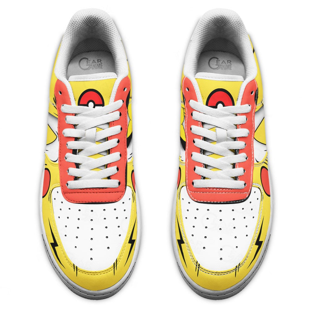 Baskets Anime Pikachu en Cuir Chaussures Basses Unisexes Anime Manga