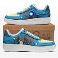 Baskets Anime Lucario en Cuir Chaussures Basses Unisexes Anime Manga