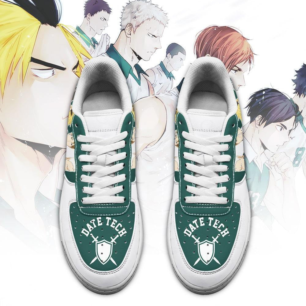 Baskets Anime Date Tech High en Cuir Chaussures Basses Unisexes Anime Manga