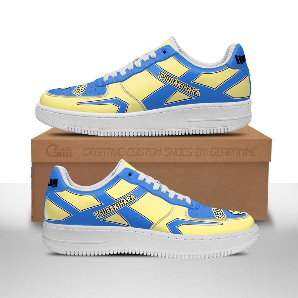 Baskets Anime Tsubakihara Academy en Cuir Chaussures Basses Unisexes Anime Manga