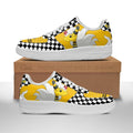 Baskets Anime Poke Ampharos en Cuir Chaussures Basses Unisexes Anime Manga