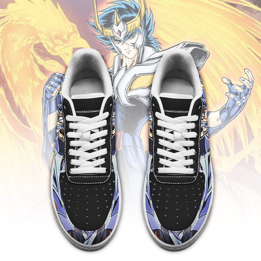 Baskets Anime Phoenix Ikki en Cuir Chaussures Basses Unisexes Anime Manga