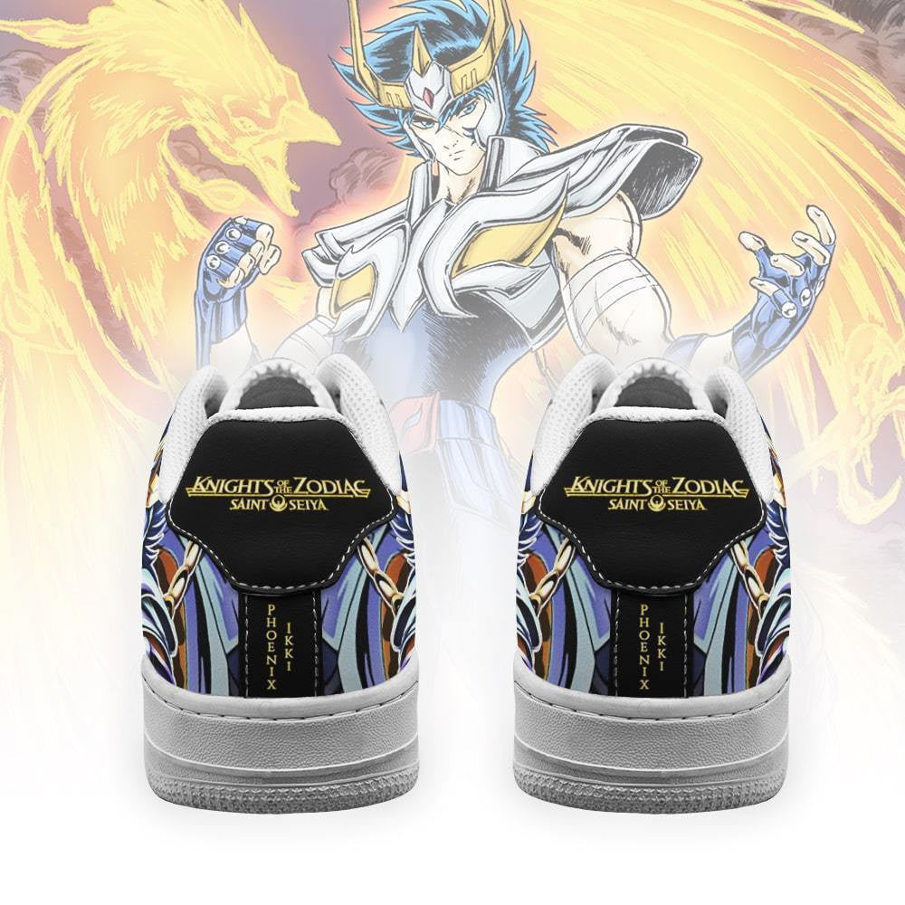 Baskets Anime Phoenix Ikki en Cuir Chaussures Basses Unisexes Anime Manga