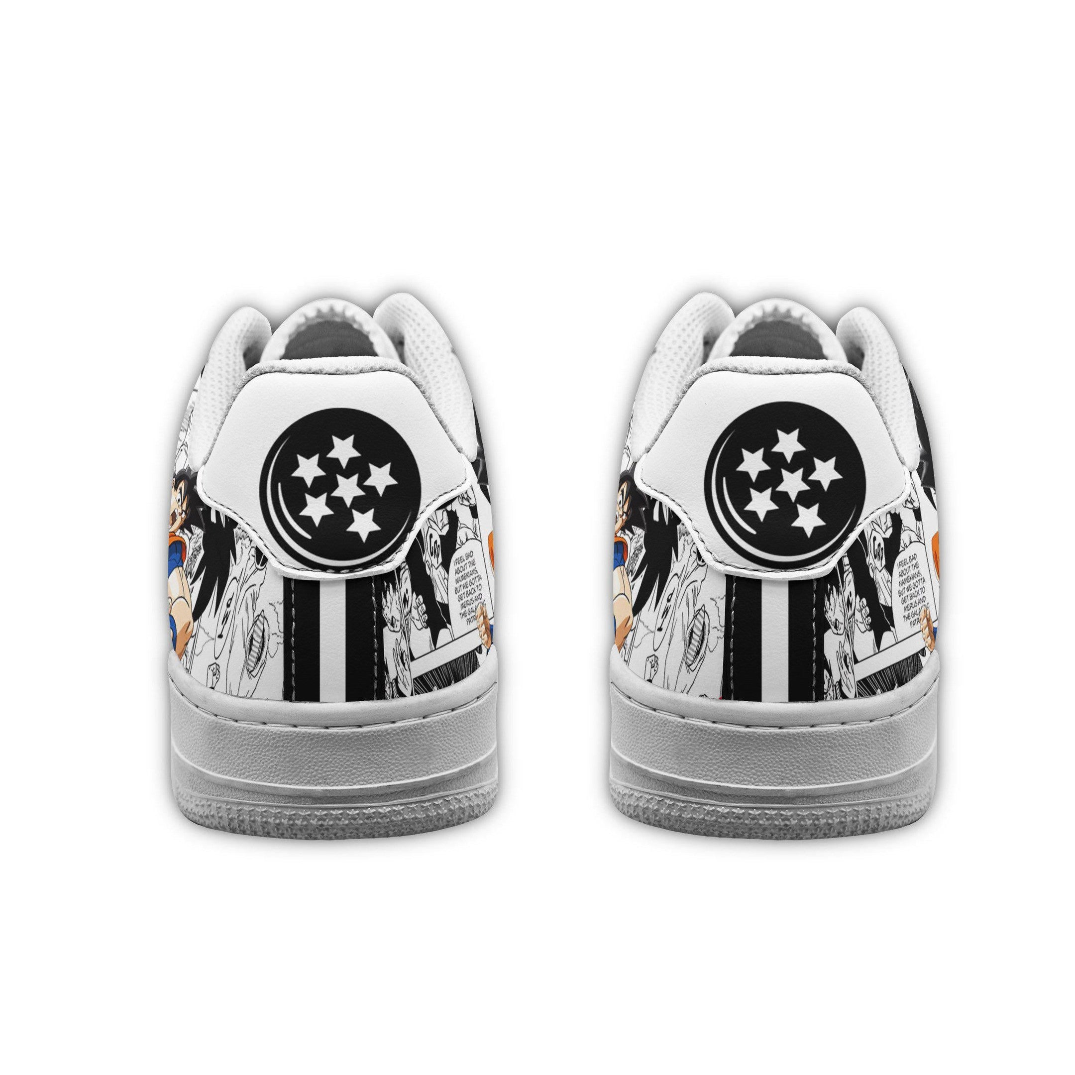 Baskets Anime Goku en Cuir Chaussures Basses Unisexes Dragon Ball