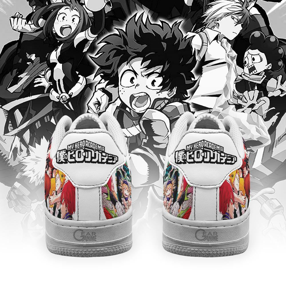 Baskets Anime Hero Team Vs Villian Team en Cuir Chaussures Basses Unisexes Anime Manga