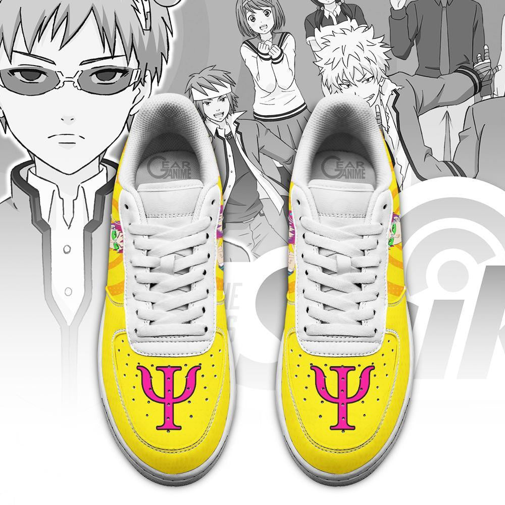 Baskets Anime Kusuo Saiki Saiki K en Cuir Chaussures Basses Unisexes Anime Manga