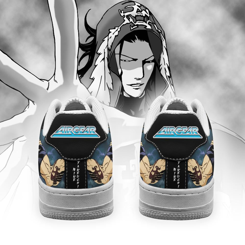 Baskets Anime Jade King Takeuchi Air Gear en Cuir Chaussures Basses Unisexes Anime Manga