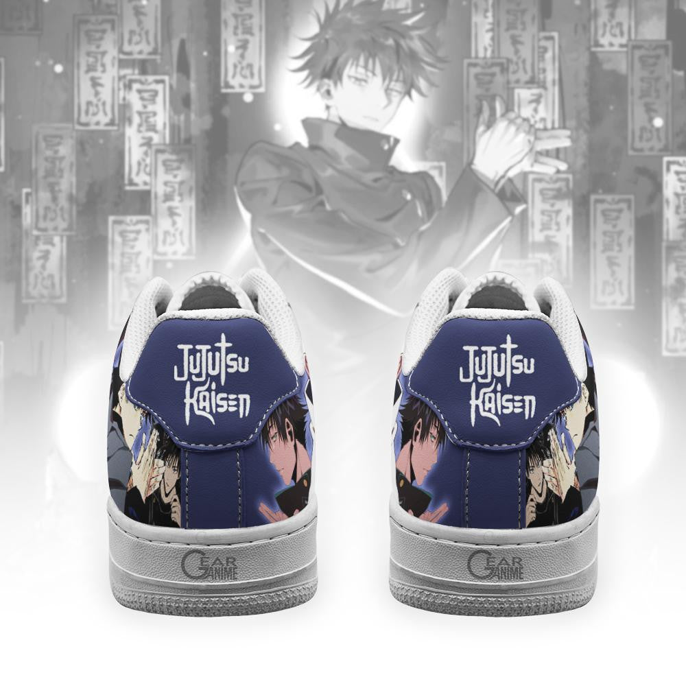 Baskets Anime Fushiguro Megumi en Cuir Chaussures Basses Unisexes Anime Manga