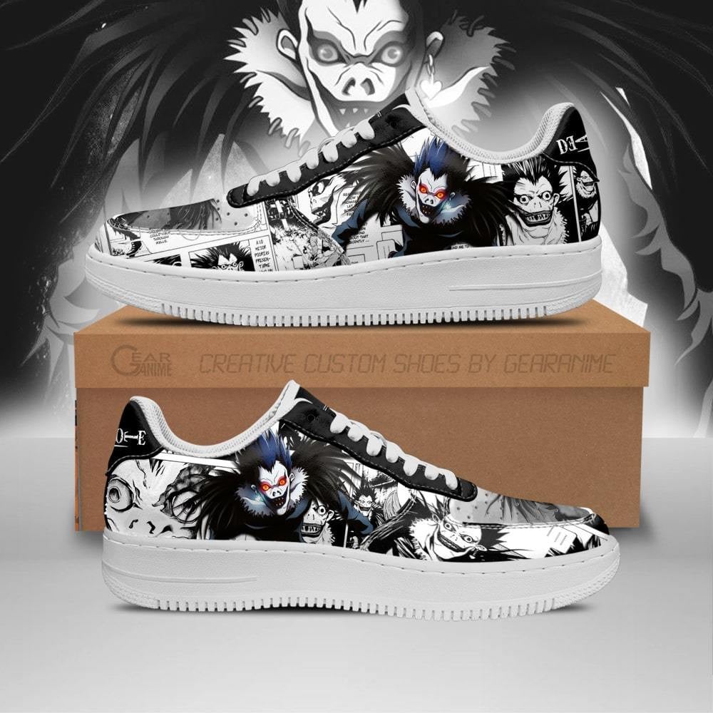 Baskets Anime Ryuk en Cuir Chaussures Basses Unisexes Anime Manga