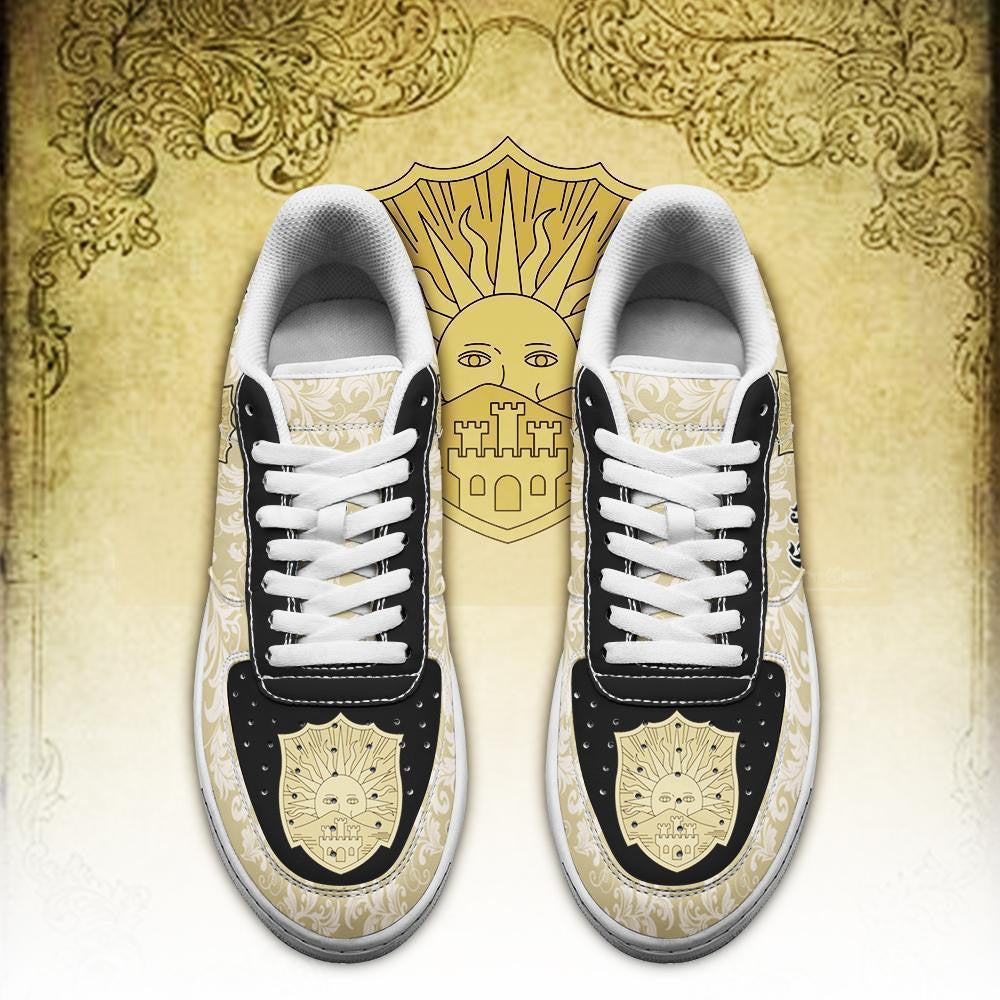 Baskets Anime Magic Knights Squad Golden Dawn en Cuir Chaussures Basses Unisexes Anime Manga