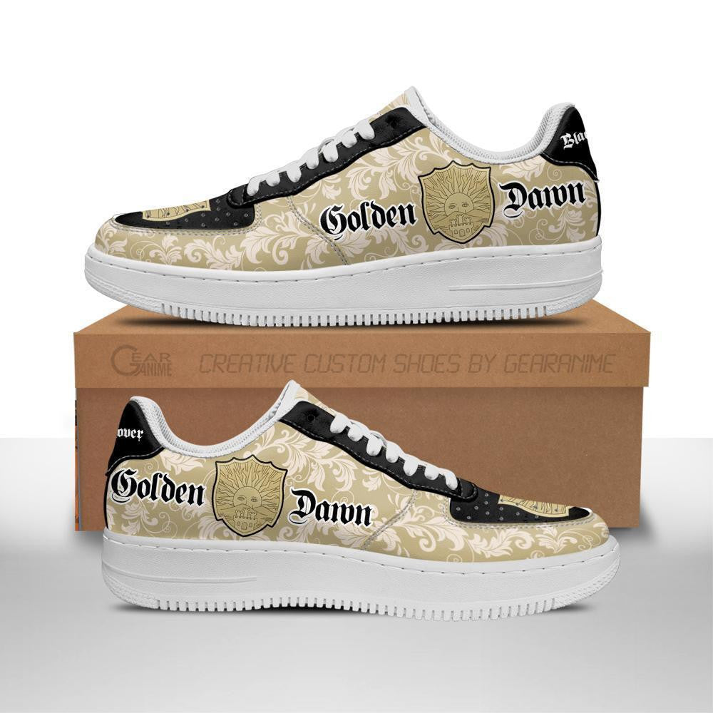 Baskets Anime Magic Knights Squad Golden Dawn en Cuir Chaussures Basses Unisexes Anime Manga