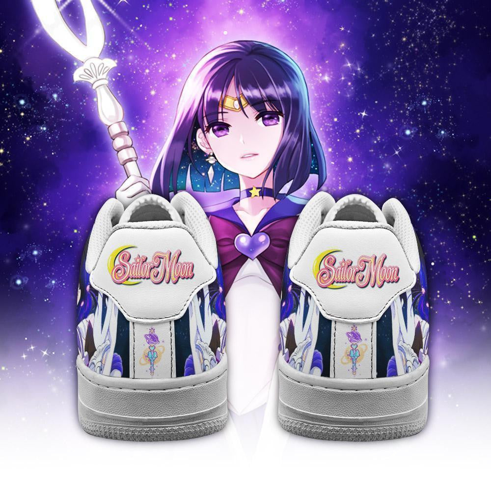 Baskets Anime Sailor Saturn en Cuir Chaussures Basses Unisexes Anime Manga