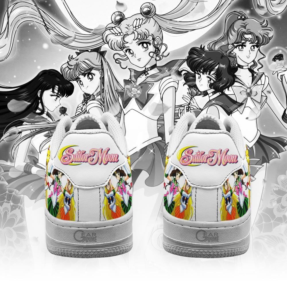 Baskets Anime Sailor en Cuir Chaussures Basses Unisexes Anime Manga