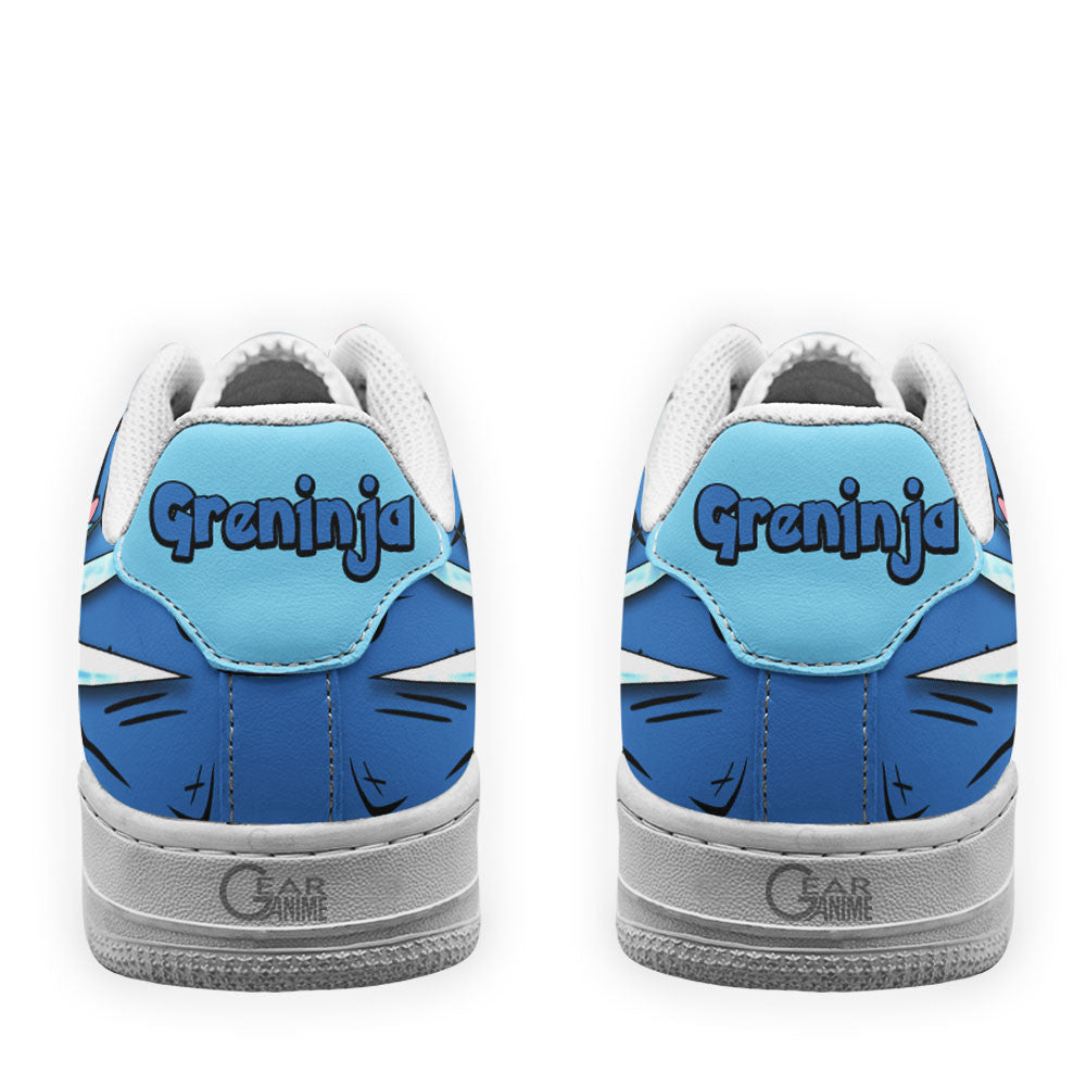 Baskets Anime Greninja en Cuir Chaussures Basses Unisexes Anime Manga