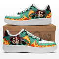 Baskets Anime Tanjiro Bloody Rage en Cuir Chaussures Basses Unisexes Demon Slayer