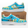 Baskets Anime Gyarados en Cuir Chaussures Basses Unisexes Anime Manga