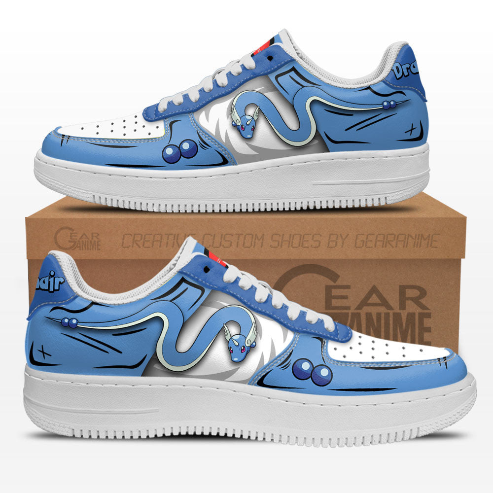 Baskets Anime Dragonair en Cuir Chaussures Basses Unisexes Anime Manga