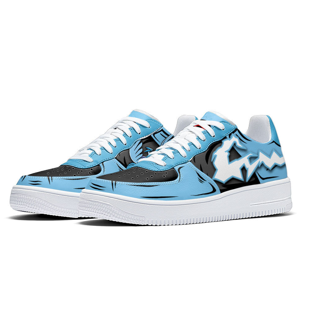 Baskets Anime Articuno en Cuir Chaussures Basses Unisexes Anime Manga
