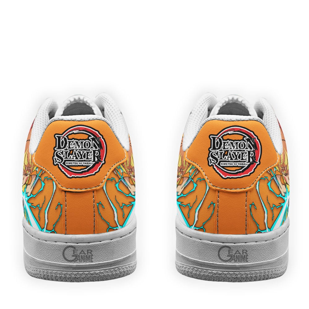 Baskets Anime Zenitsu en Cuir Chaussures Basses Unisexes Anime Manga