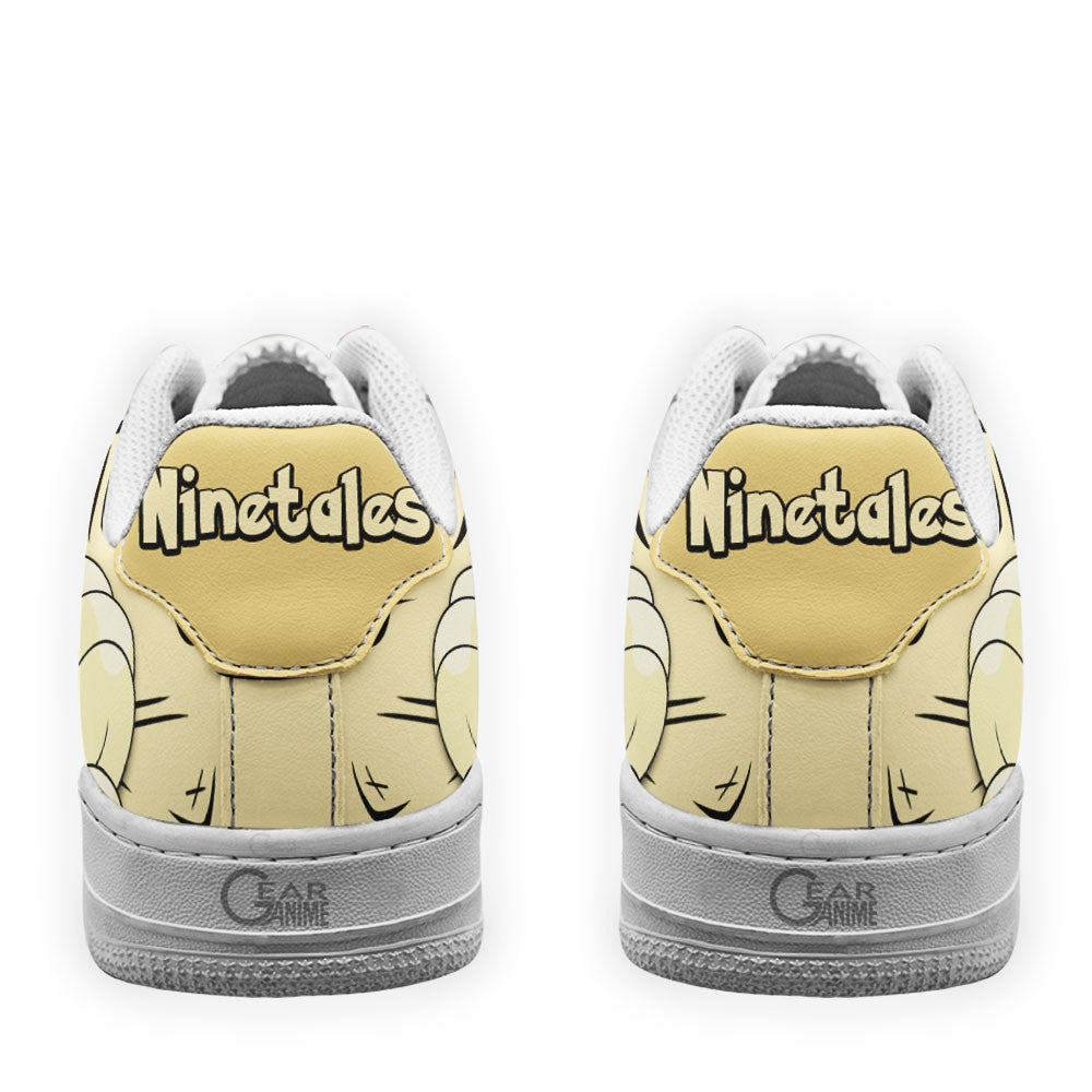 Baskets Anime Ninetales en Cuir Chaussures Basses Unisexes Anime Manga