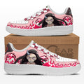 Baskets Anime Nezuko Kamado Full Demon Form en Cuir Chaussures Basses Unisexes Demon Slayer