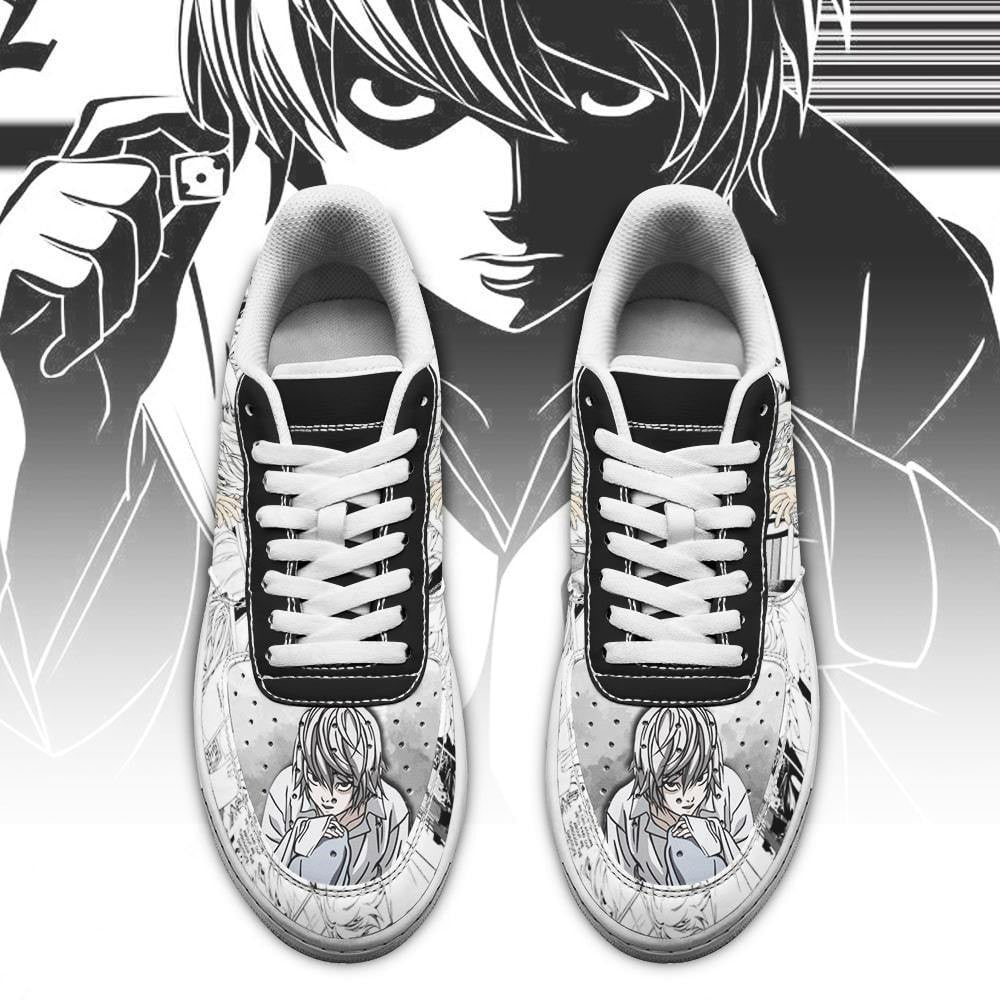 Baskets Anime Near en Cuir Chaussures Basses Unisexes Anime Manga
