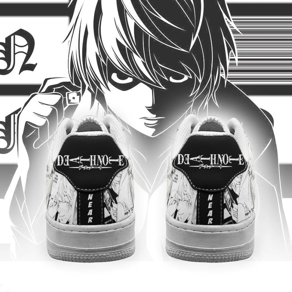 Baskets Anime Near en Cuir Chaussures Basses Unisexes Anime Manga