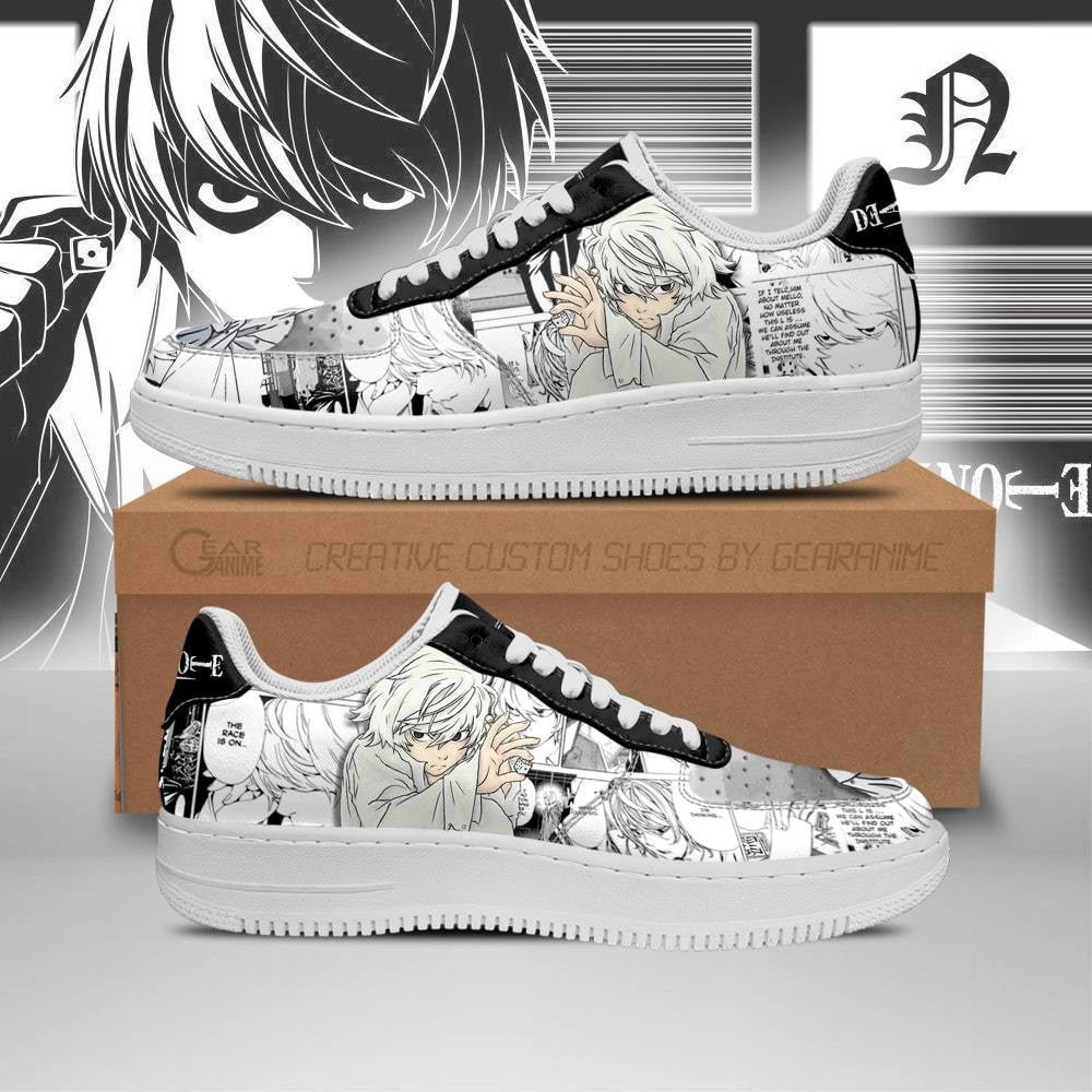 Baskets Anime Near en Cuir Chaussures Basses Unisexes Anime Manga