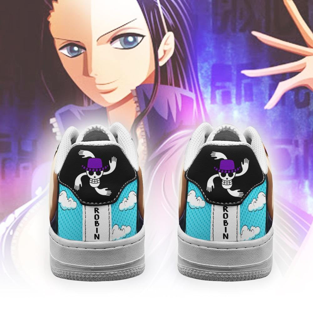 Baskets Anime Nico Robin en Cuir Chaussures Basses Unisexes Anime Manga