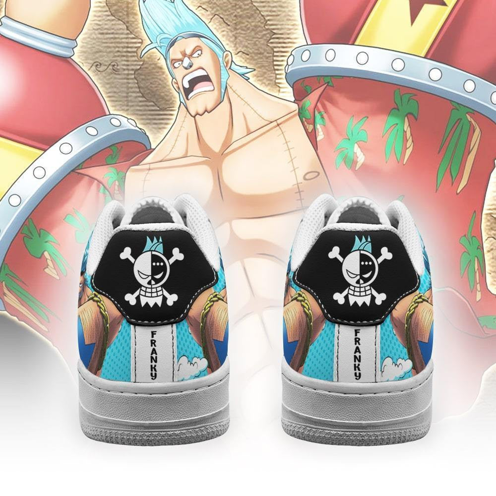Baskets Anime Franky en Cuir Chaussures Basses Unisexes Anime Manga