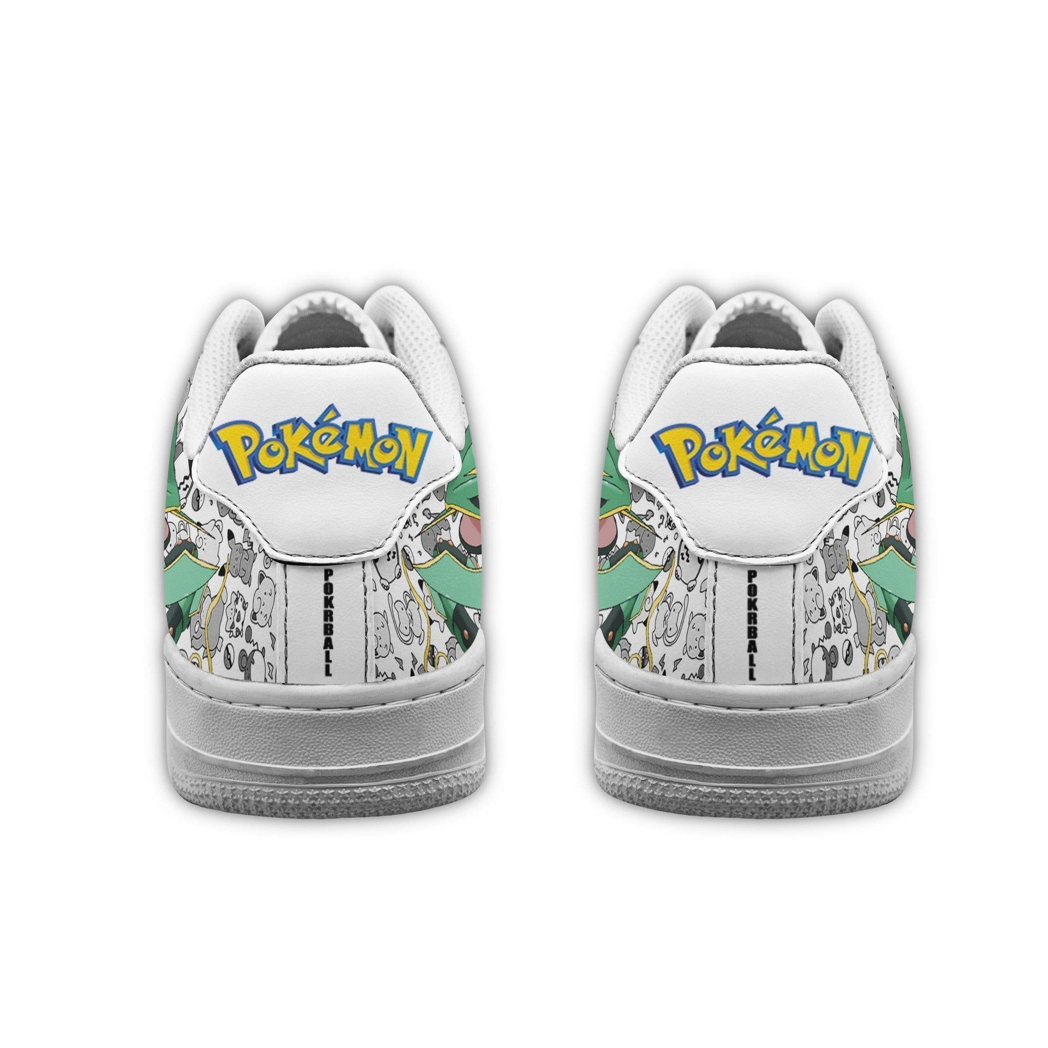 Baskets Anime Rayquaza en Cuir Chaussures Basses Unisexes Anime Manga