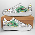 Baskets Anime Rayquaza en Cuir Chaussures Basses Unisexes Anime Manga