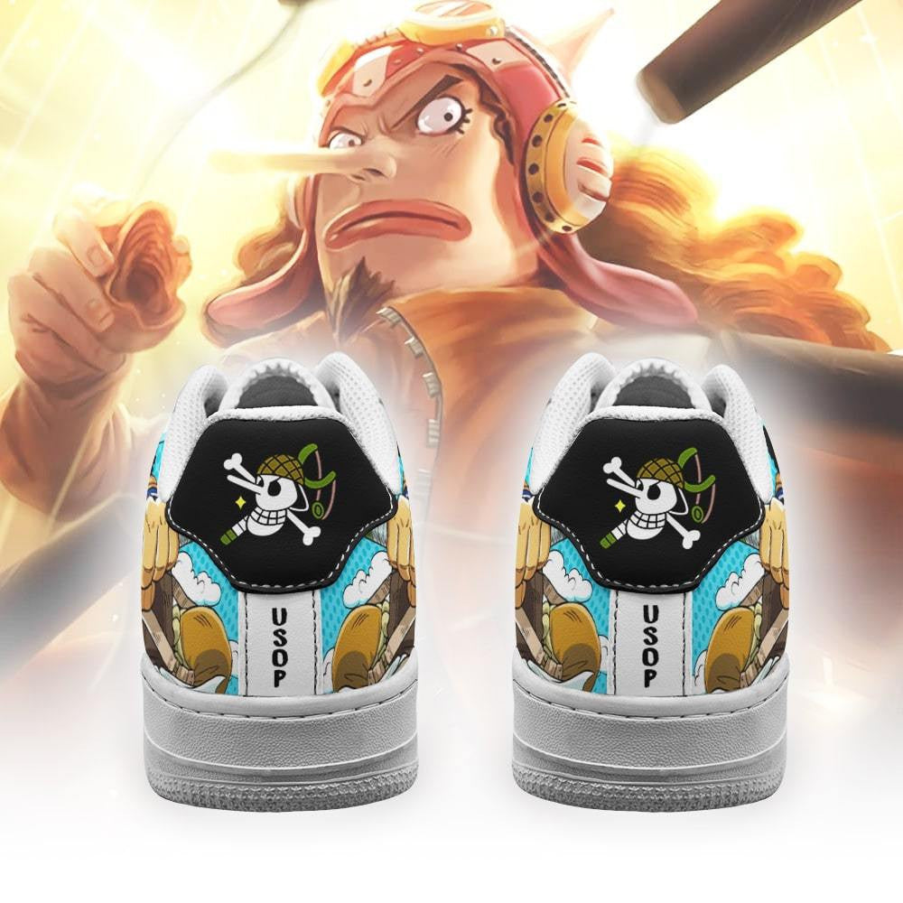 Baskets Anime Usopp en Cuir Chaussures Basses Unisexes Anime Manga