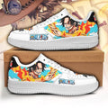 Baskets Anime Portgas Ace en Cuir Chaussures Basses Unisexes Anime Manga