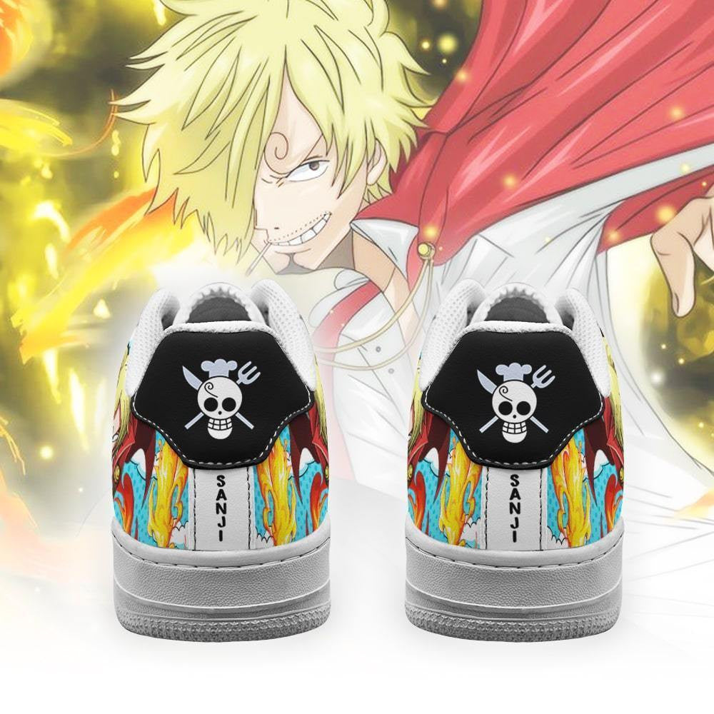 Baskets Anime Sanji en Cuir Chaussures Basses Unisexes Anime Manga