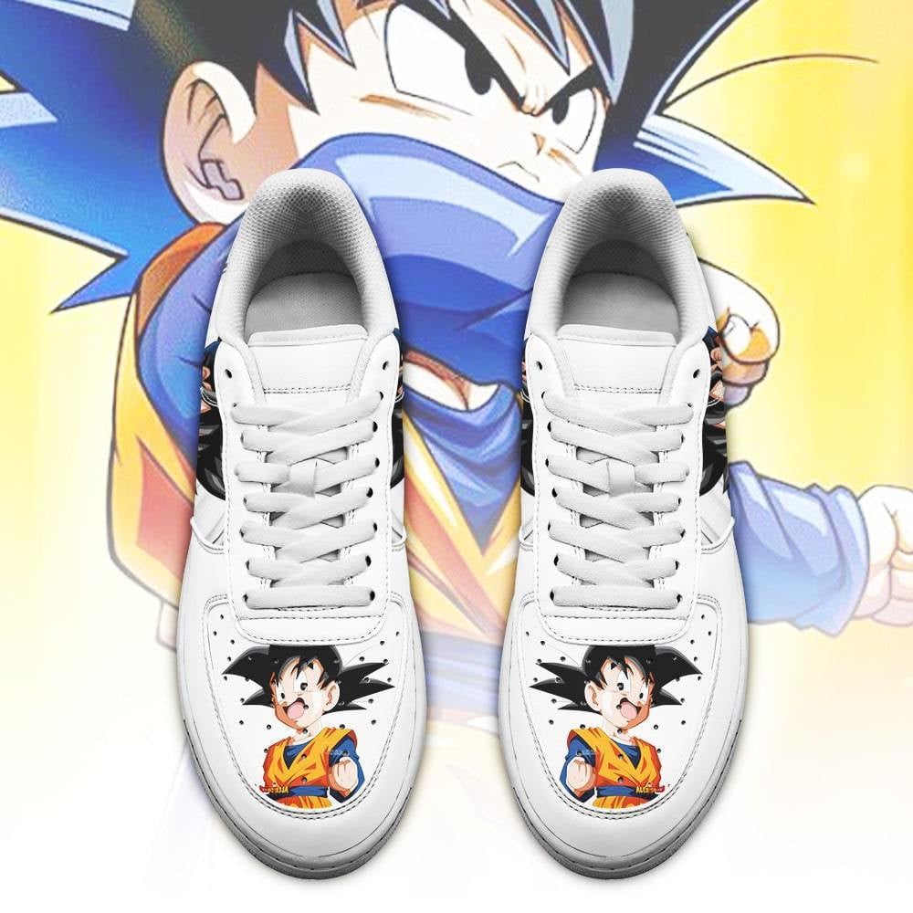Baskets Anime Goten en Cuir Chaussures Basses Unisexes Anime Manga