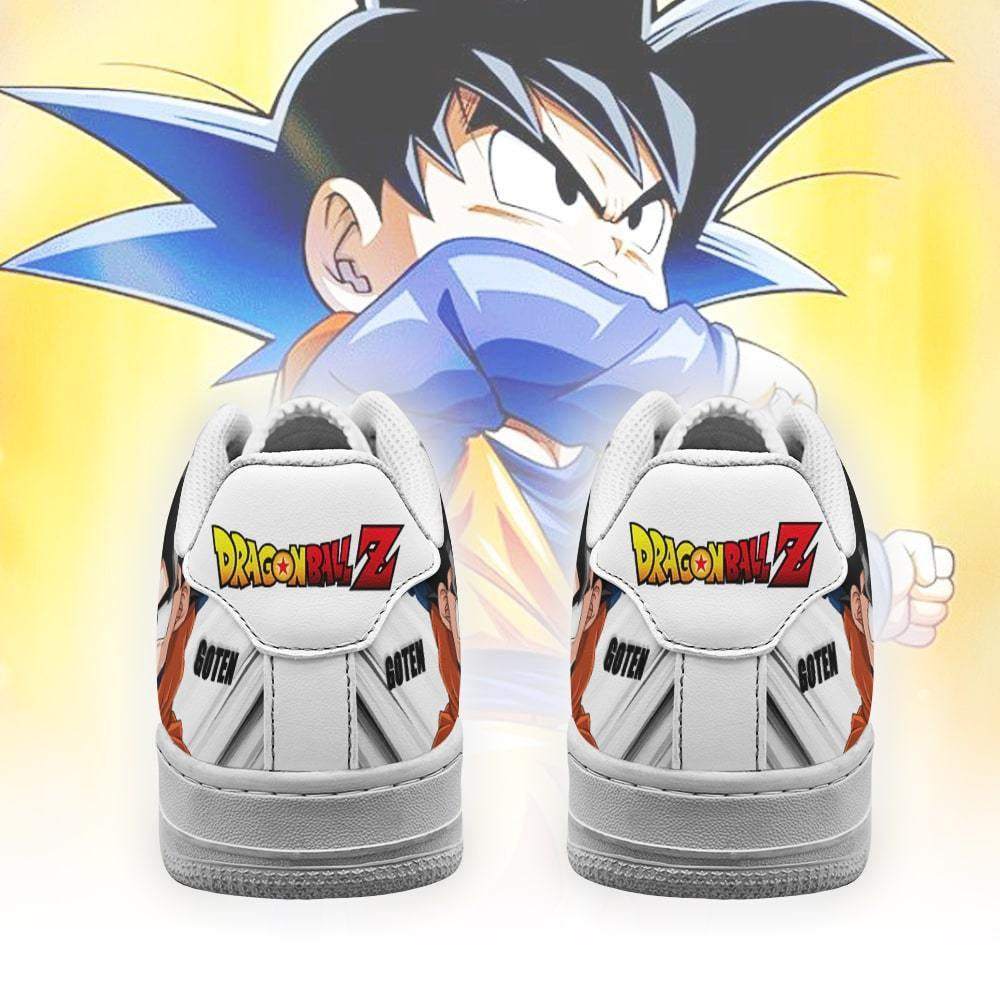 Baskets Anime Goten en Cuir Chaussures Basses Unisexes Anime Manga