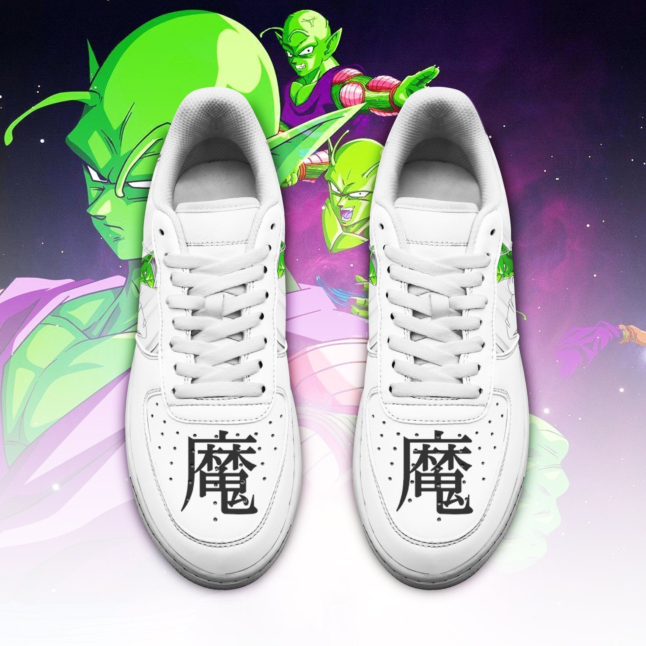 Baskets Anime Piccolo en Cuir Chaussures Basses Unisexes Anime Manga