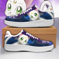 Baskets Anime Artemis Custom Low-Top Leather Sneakers Galaxy Style en Cuir Chaussures Basses Unisexes Anime Manga