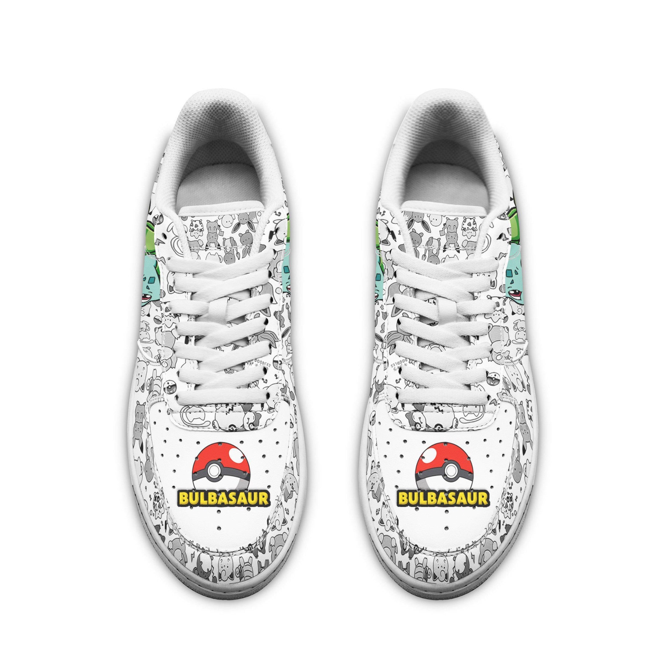 Baskets Anime Bulbasaur en Cuir Chaussures Basses Unisexes Anime Manga