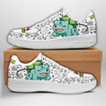 Baskets Anime Bulbasaur en Cuir Chaussures Basses Unisexes Anime Manga