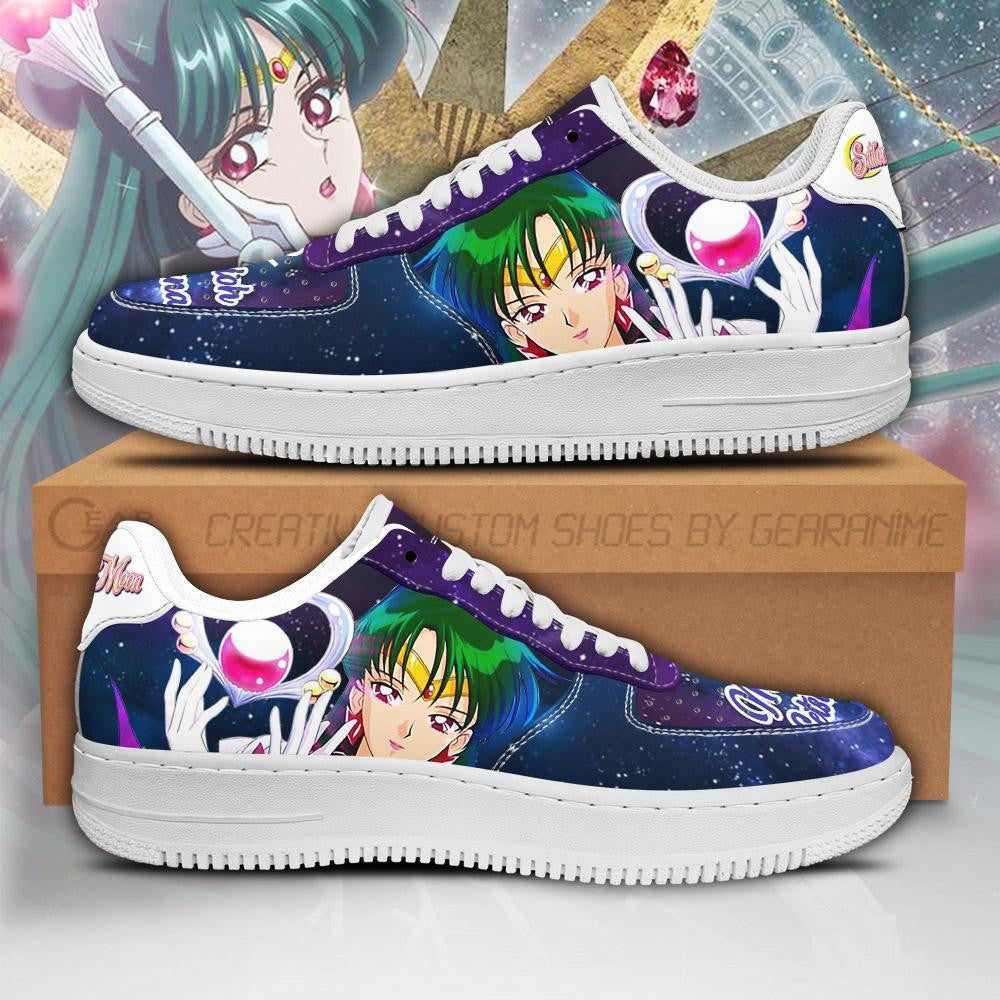 Baskets Anime Sailor Pluto en Cuir Chaussures Basses Unisexes Anime Manga