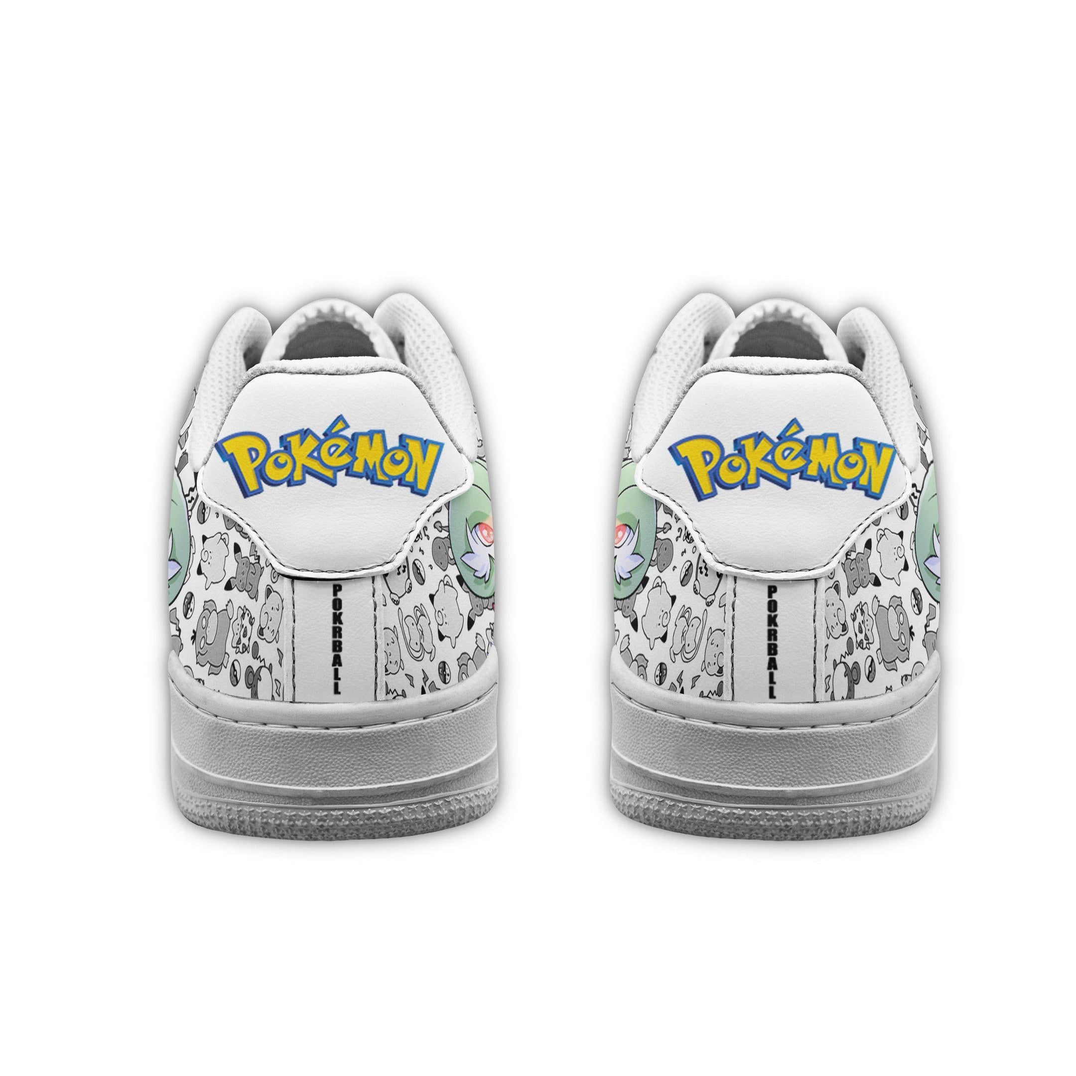 Baskets Anime Gardevoir en Cuir Chaussures Basses Unisexes Anime Manga