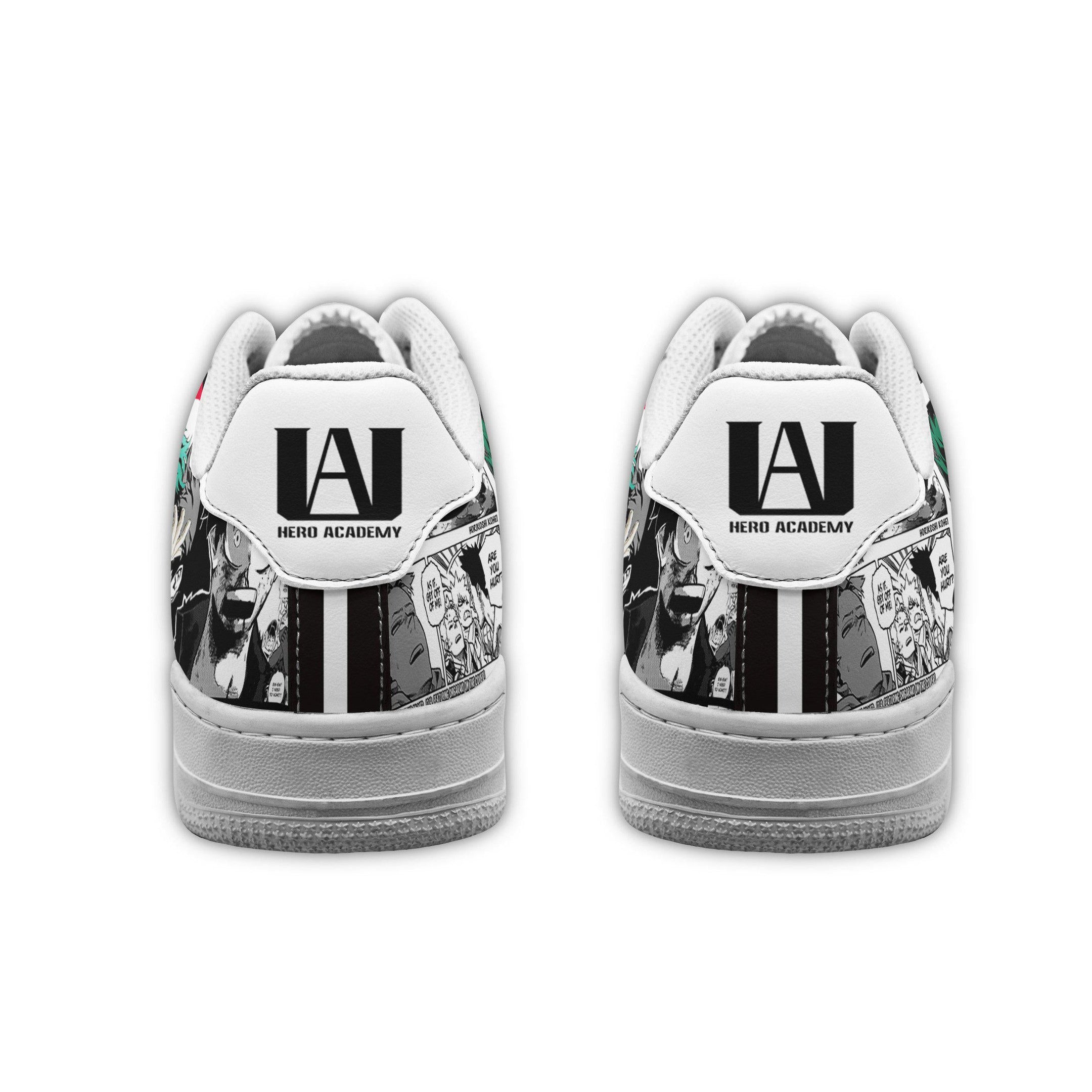 Baskets Anime Deku en Cuir Chaussures Basses Unisexes Anime Manga