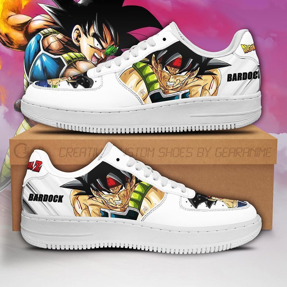 Baskets Anime Bardock en Cuir Chaussures Basses Unisexes Anime Manga